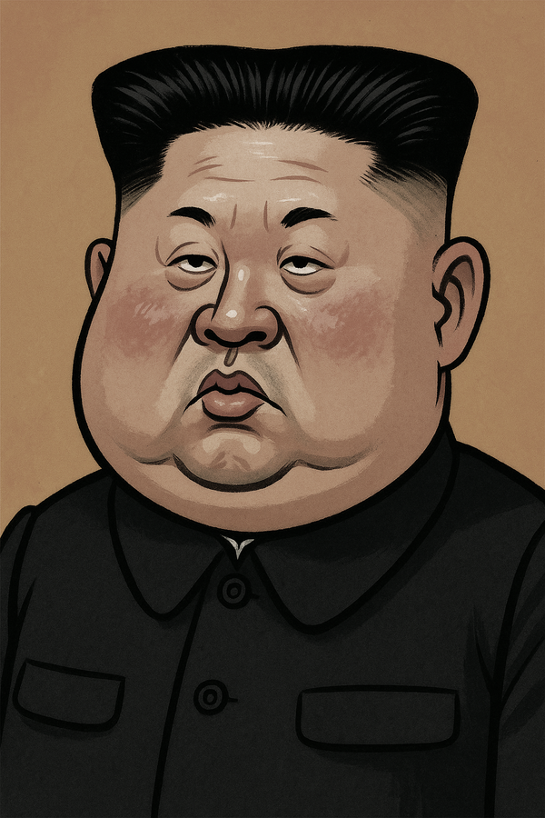 Caricatura de líder político