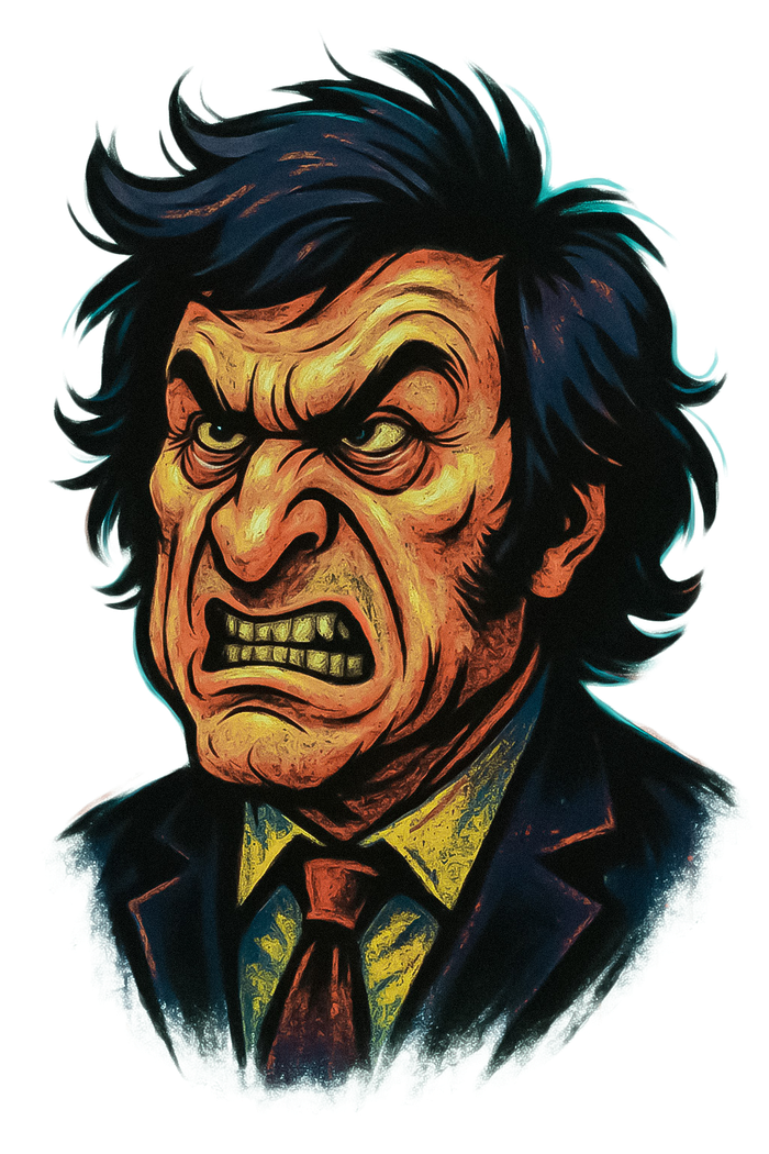 Caricatura de Javier Milei